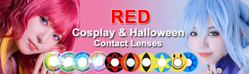 Red Cosplay lenses