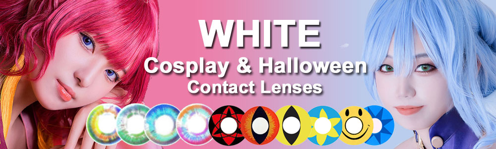 White Cosplay lenses