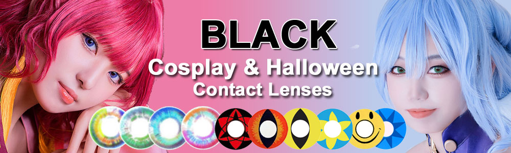 Black Cosplay lenses