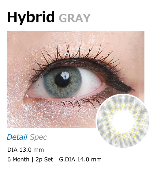 [6-Months] Hybrid Premium Gray (2pcs)