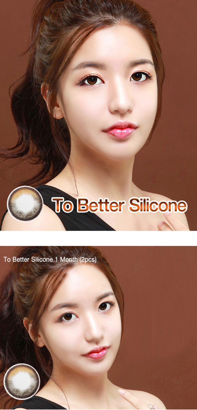 [1-Month] To Better Silicone Black (2pcs)