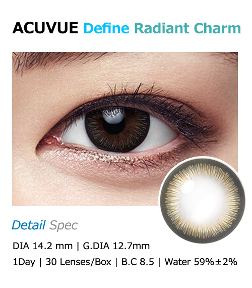 [1-Day] ACUVUE New Define Radiant Charming (30pcs)1