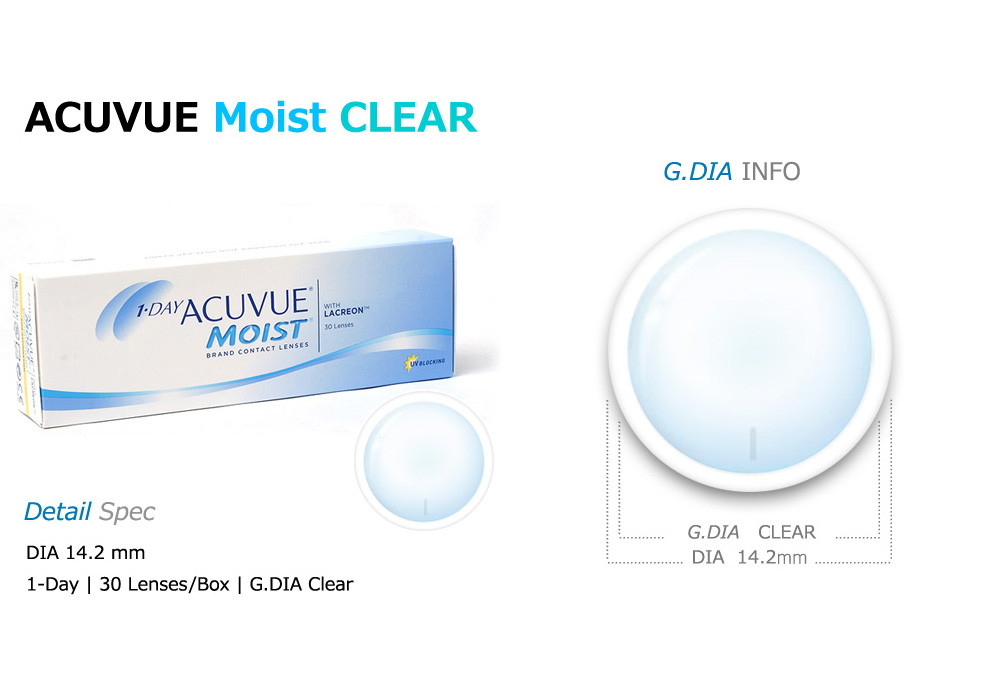 [1-Day] ACUVUE Moist Clear (30pcs)