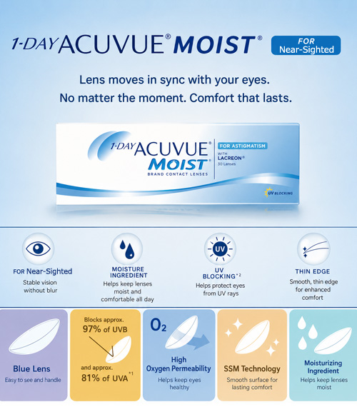 [1-Day] ACUVUE Moist Clear (30pcs)3