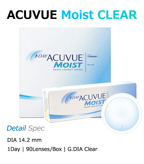 [1-Day] ACUVUE Moist Clear (90pcs)1