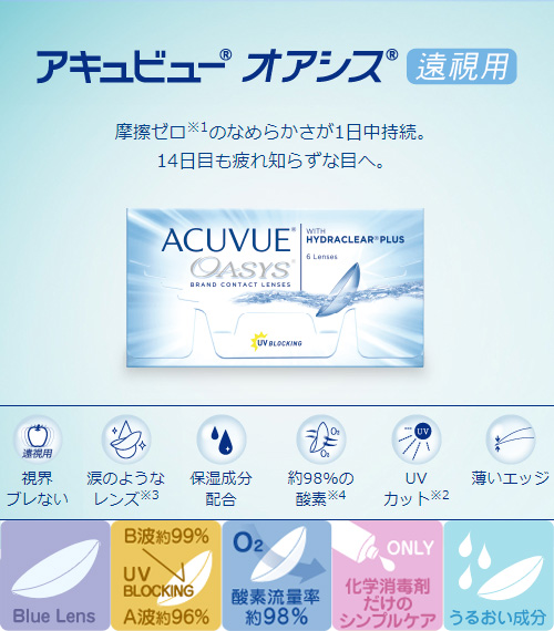 [Hyperopia/2-Weeks] ACUVUE Oasys Clear (6pcs)2