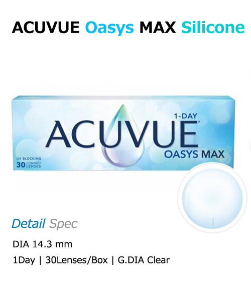[1-Day] ACUVUE Oasys MAX Silicone (30pcs)