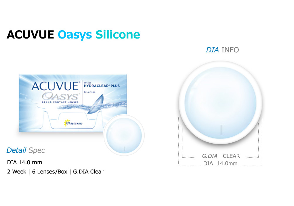 [2-Weeks] ACUVUE Oasys Silicone (6pcs)