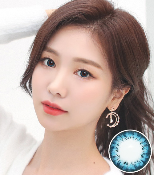 [Toric/6-Month] Fresh Peach 2tone Toric Blue (2pcs)2