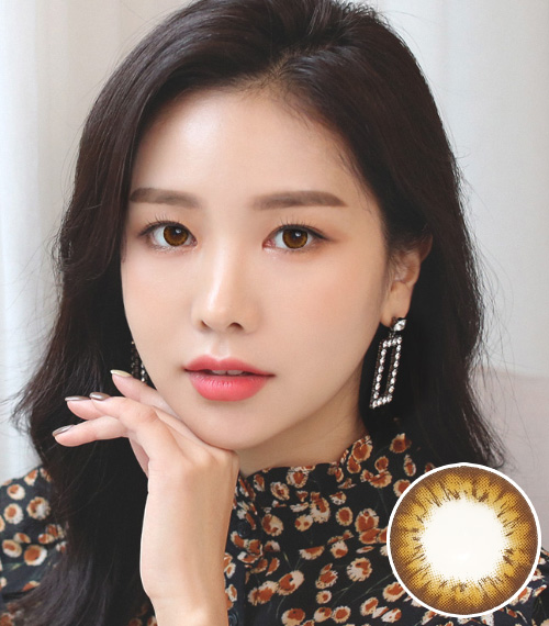 [Toric/6-Month] Fresh Peach 2tone Toric Brown (2pcs)2