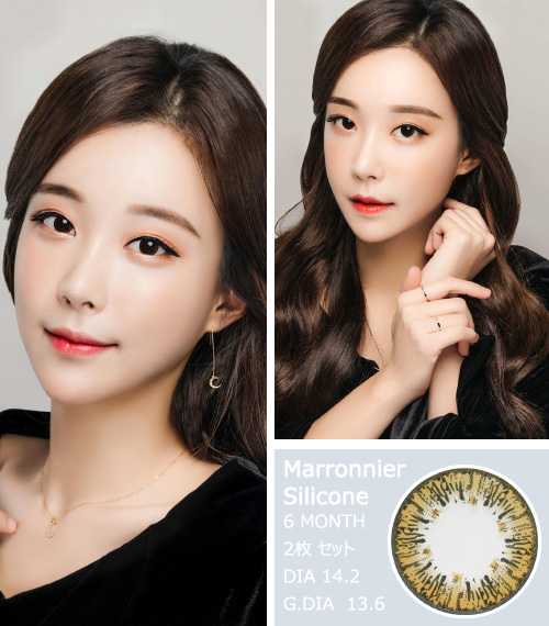 [Toric/6-Month] Marronnier Toric Silicone Brown (2pcs)3