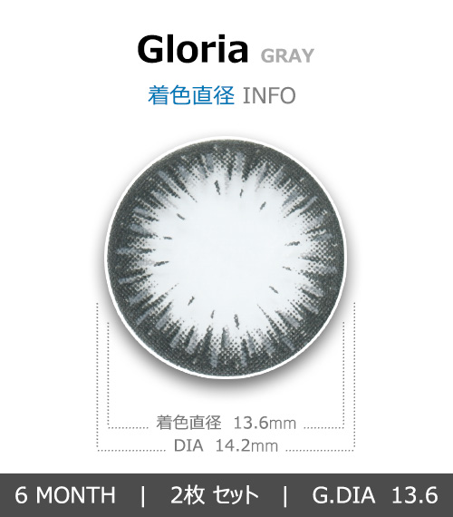 [Toric/6-Month] Gloria Toric Gray (2pcs)4