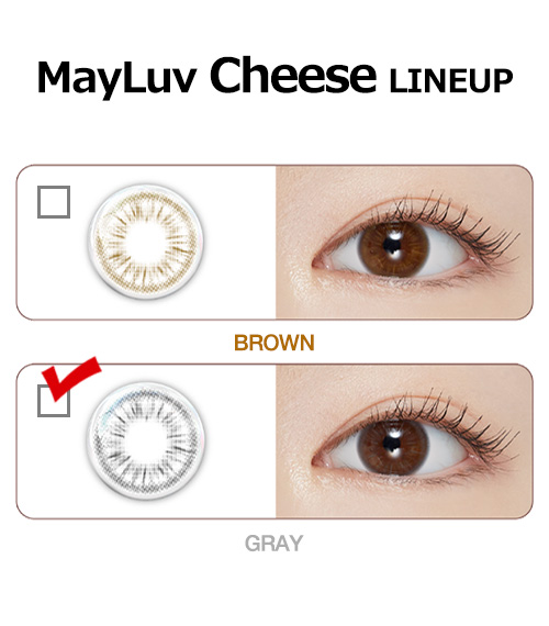 [1-Month] MayLuv Cheese Gray (2pcs)5