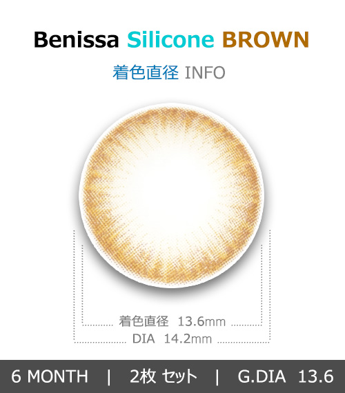 [Toric/6-Month] Benissa Toric Silicone Brown (2pcs)4