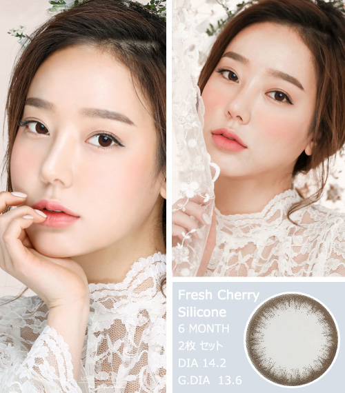 [Toric/6-Month] Fresh Cherry Toric Silicone Choco (2pcs)3