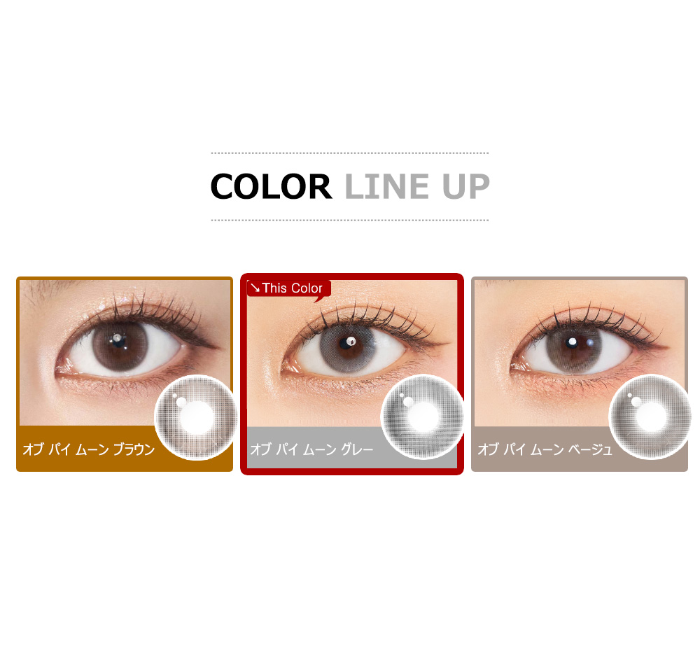 [1-Day] Aube Pie Moon Gray (10pcs)