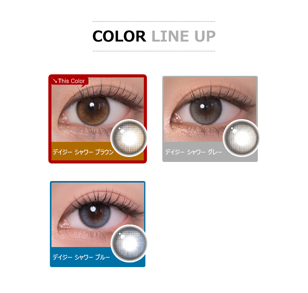 [1-Day] Daisy Shower Pure Brown (10pcs)