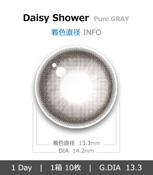 [1-Day] Daisy Shower Pure Gray (10pcs)4