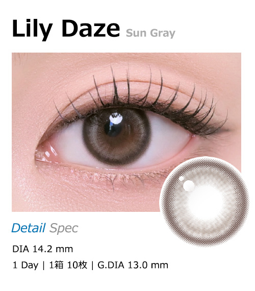 [1-Day] Lily Daze Sun Gray (10pcs)
