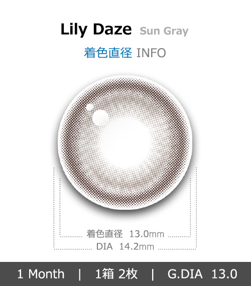 [1-Month] Lily Daze Sun Gray Silicone (2pcs)4