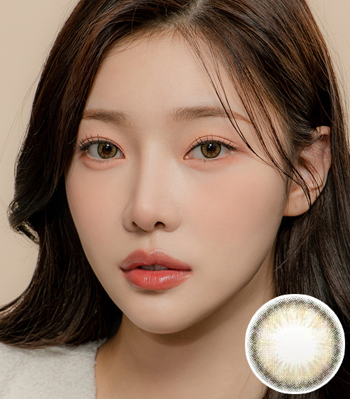 [1-Month] Clalen O2O2M Silicone Natural Brown (2pcs)2