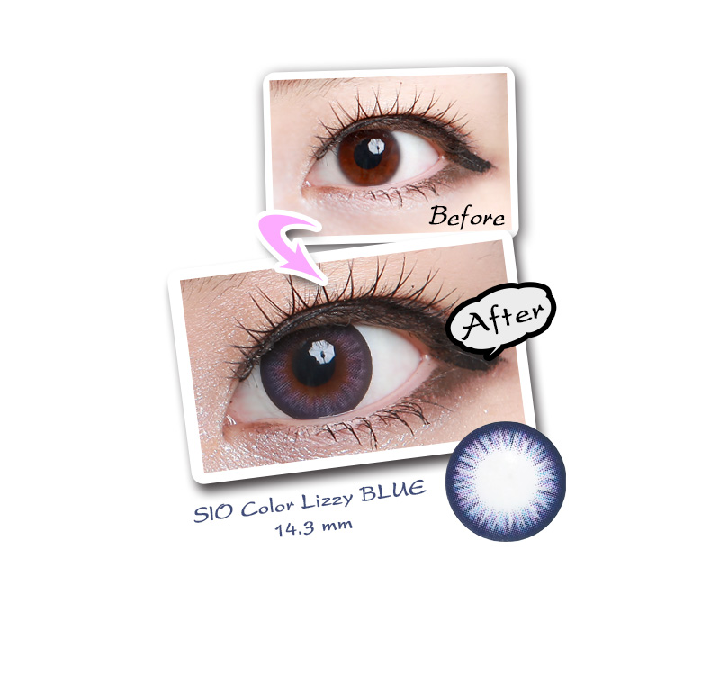[6-Months] SIO Color Lizzy Silicone Blue (2pcs)