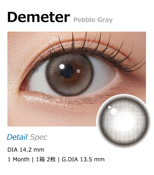 [1-Month] Demeter 13.5 Pebble Gray Silicone (2pcs)
