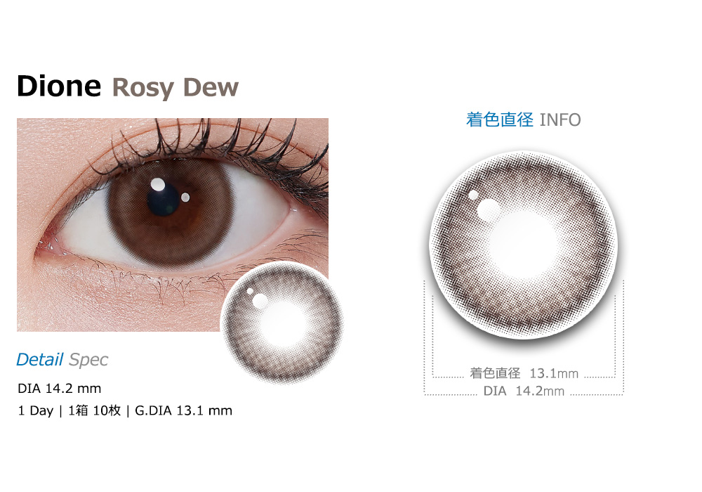 [1-Day] Dione Rosy Dew (10pcs)