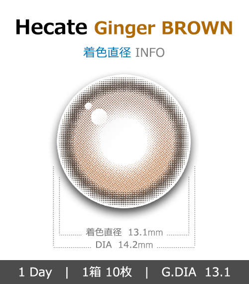 [1-Day] Hecate Ginger Brown (10pcs)4