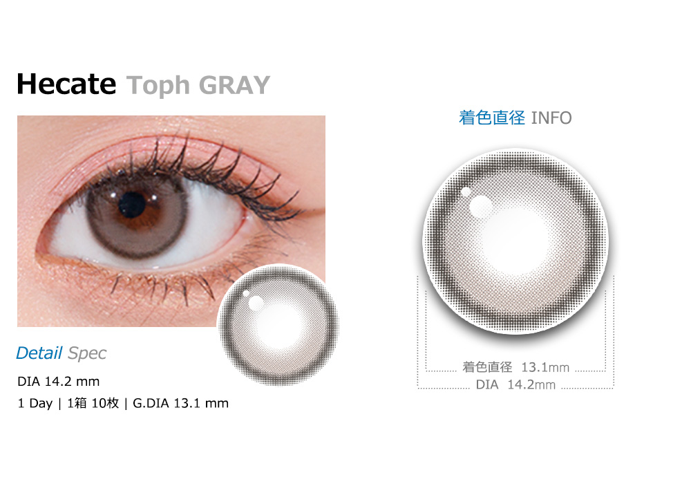 [1-Day] Hecate Toph Gray (10pcs)