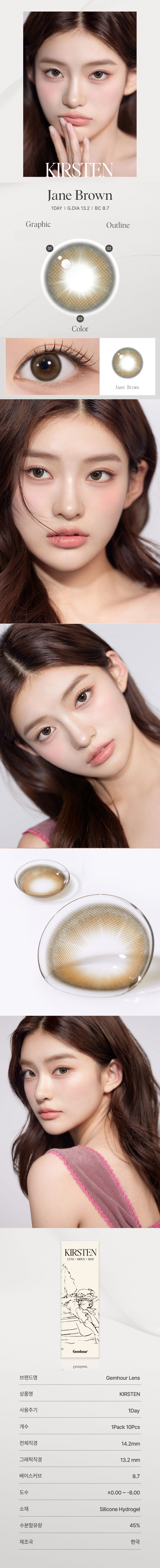 [1-Day] Kirsten Jane Brown (10pcs)