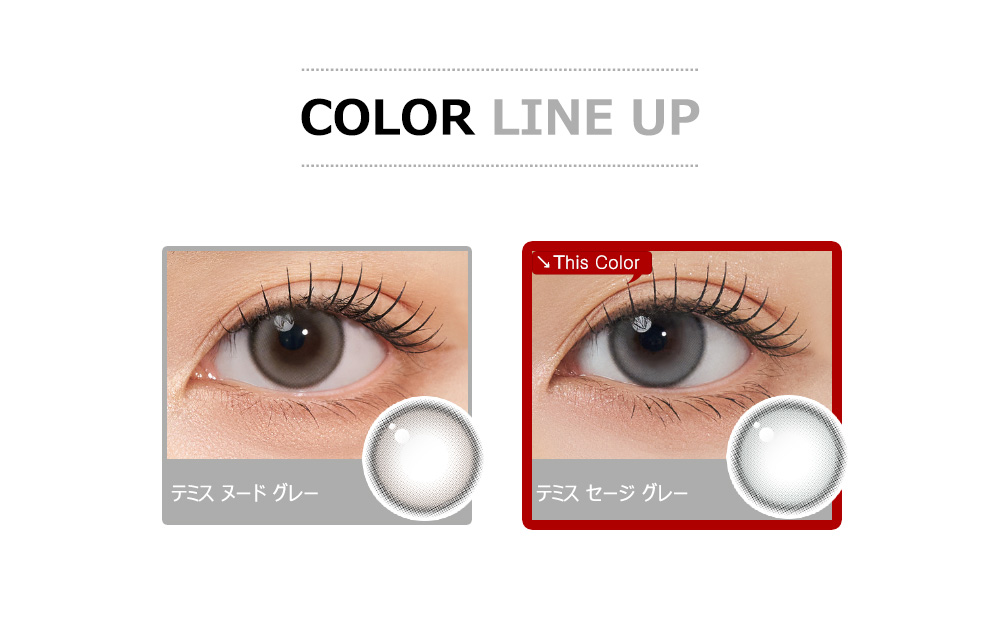 [1-Month] Themis Sage GRAY Silicone (2pcs)
