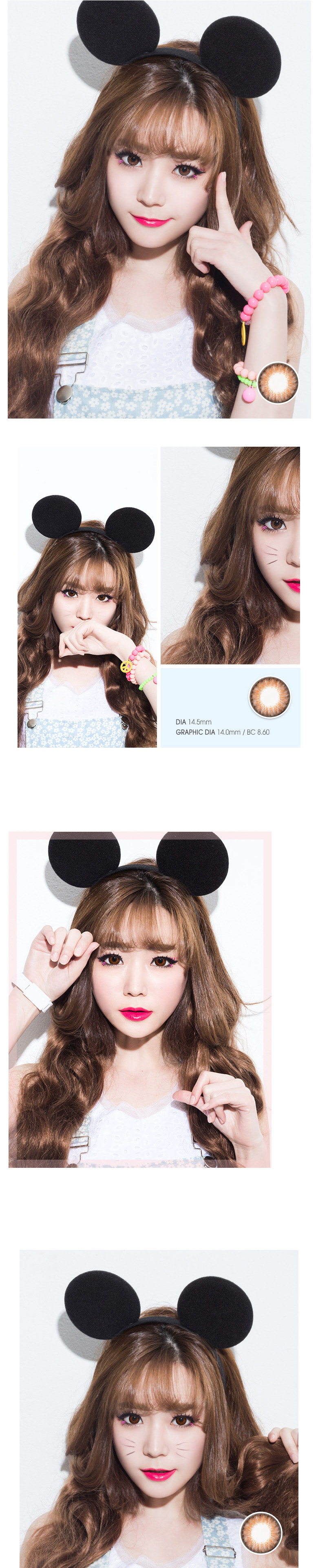 [6-Months] It Girl Blossom Brown (2pcs)