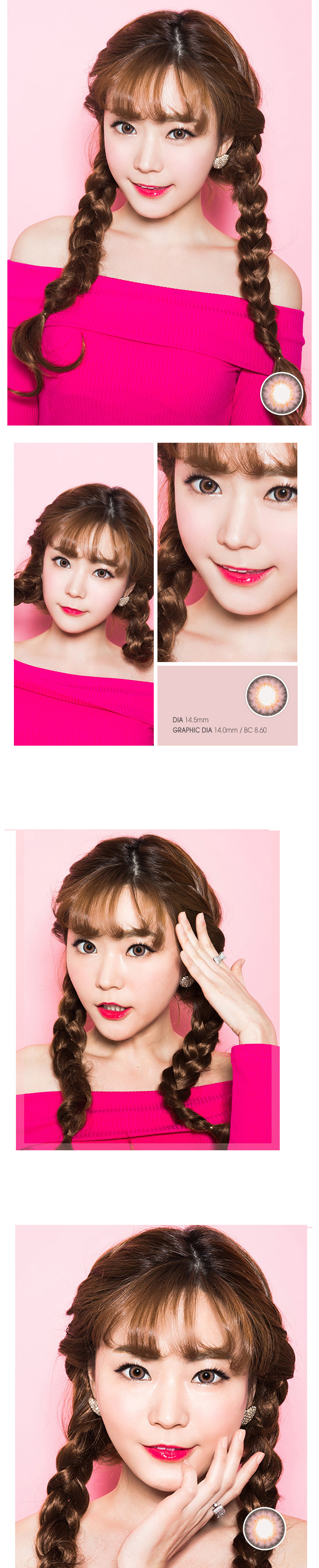 [6-Months] It Girl Blossom Pink (2pcs)
