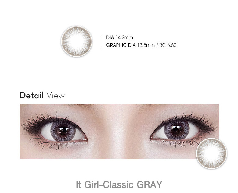 [6-Month] It Girl Classic Gray (2pcs)