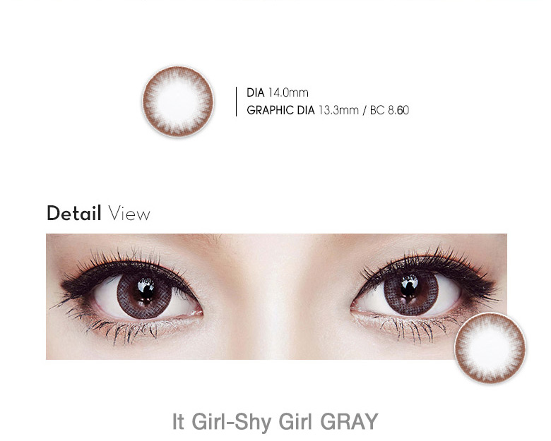 [6-Months] It Girl Shy Girl Gray (2pcs)