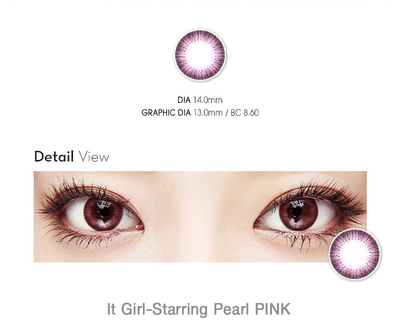[6-Months] It Girl Starring Pearl Pink (2pcs)