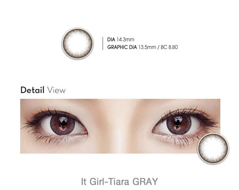 [6-Months] It Girl Tiara Gray (2pcs)
