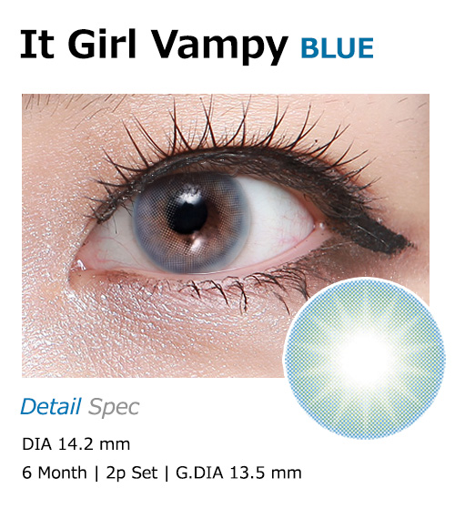 [6-Months] It Girl Vampy Blue (2pcs)