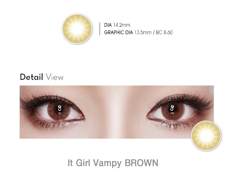 [6-Months] It Girl Vampy Brown (2pcs)