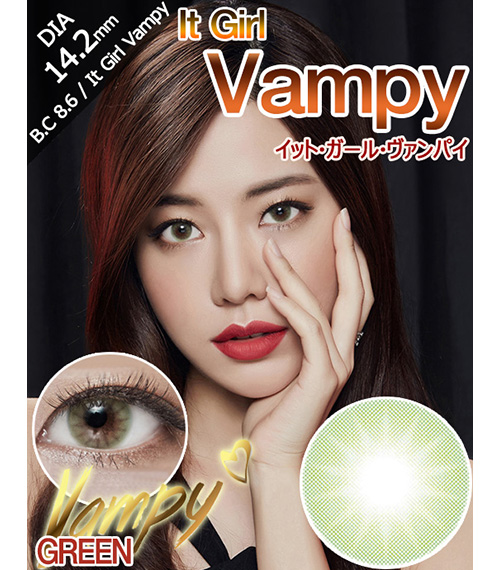 [6-Months] It Girl Vampy Green (2pcs)1