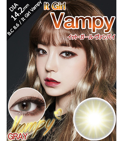 [6-Months] It Girl Vampy Gray (2pcs)1