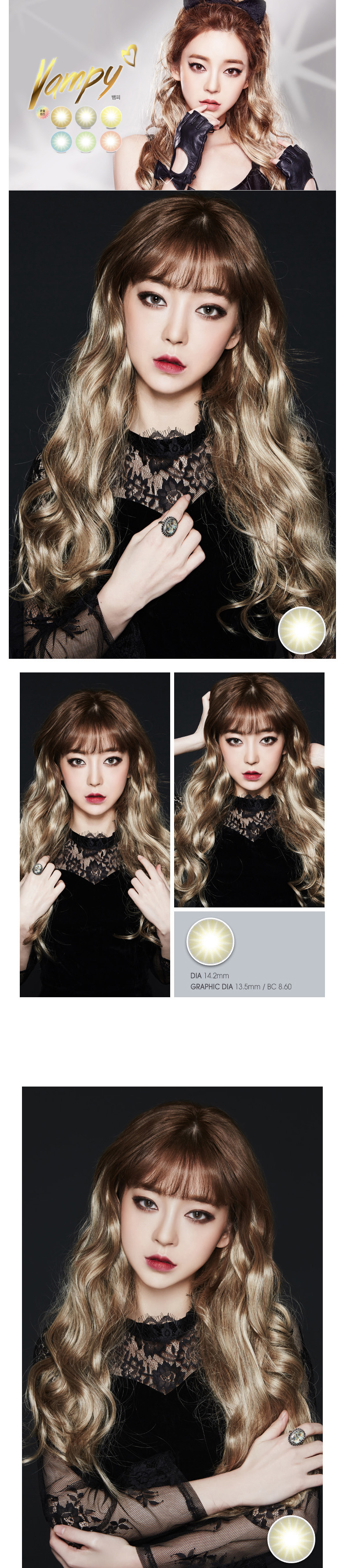 [6-Months] It Girl Vampy Gray (2pcs)
