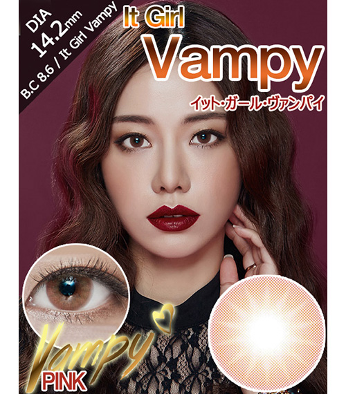 [6-Months] It Girl Vampy Pink (2pcs)1