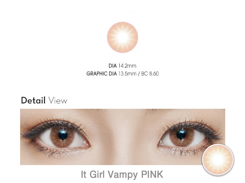 [6-Months] It Girl Vampy Pink (2pcs)
