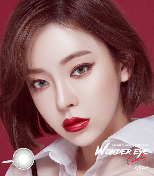 [1-Month] Wonder eye Circle Gray (2pcs)3