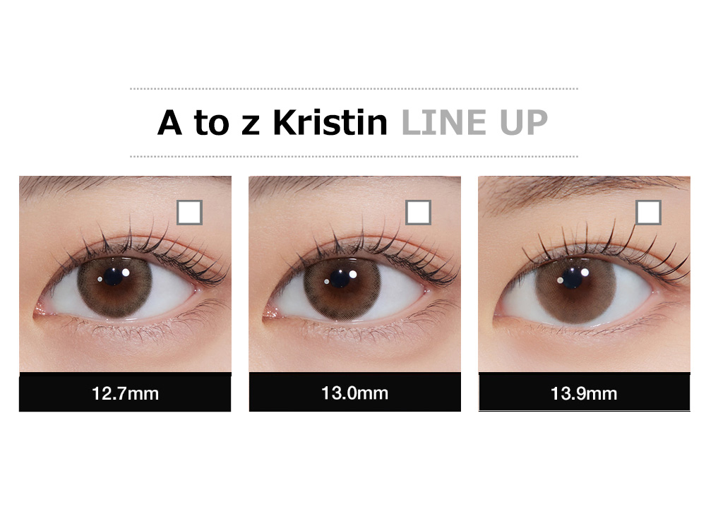 [1-Month] A to Z Kristin Custom Silicone Brown (2pcs)・HapaKristin