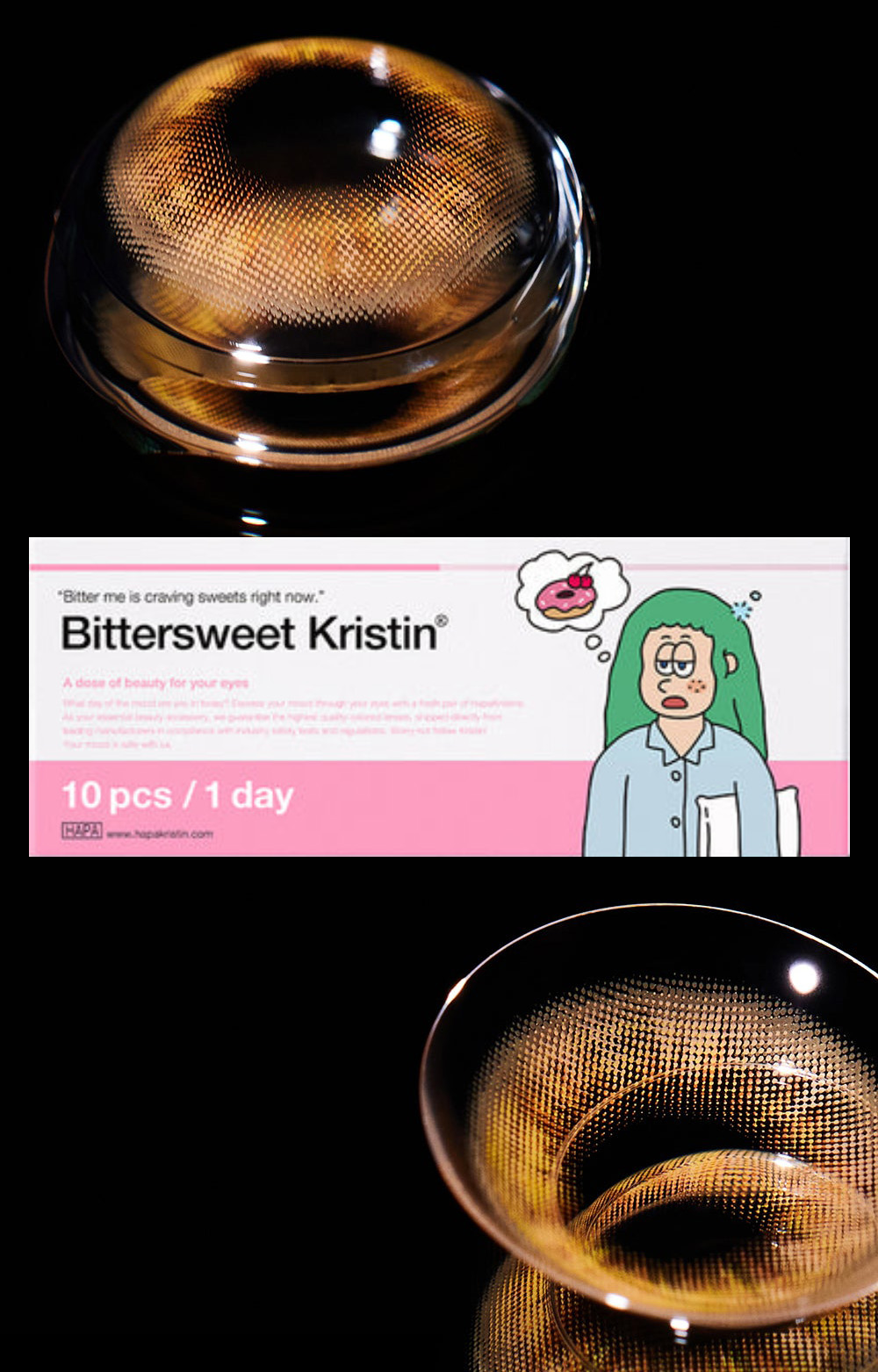 [1-Day] Bittersweet Kristin Hazel Brown (10pcs)・HapaKristin
