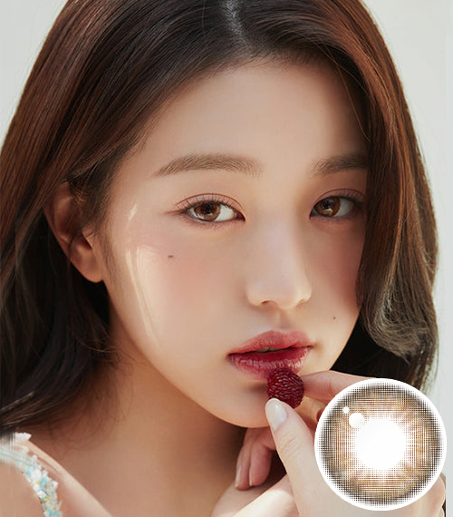 [1-Month] Bittersweet Kristin Silicone Amber Brown (2pcs)・HapaKristin2