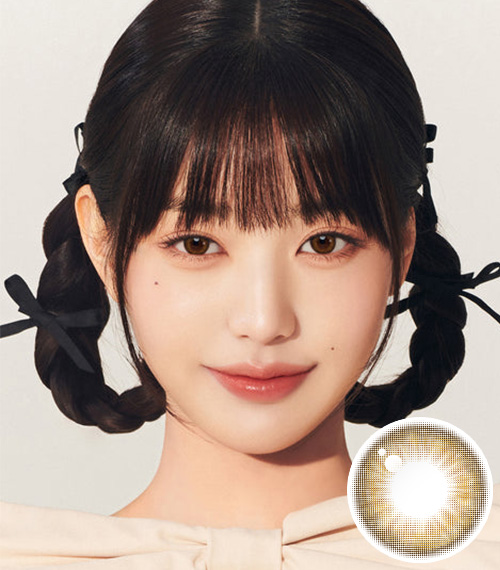 [1-Month] Bittersweet Kristin Silicone Hazel Brown (2pcs)・HapaKristin2